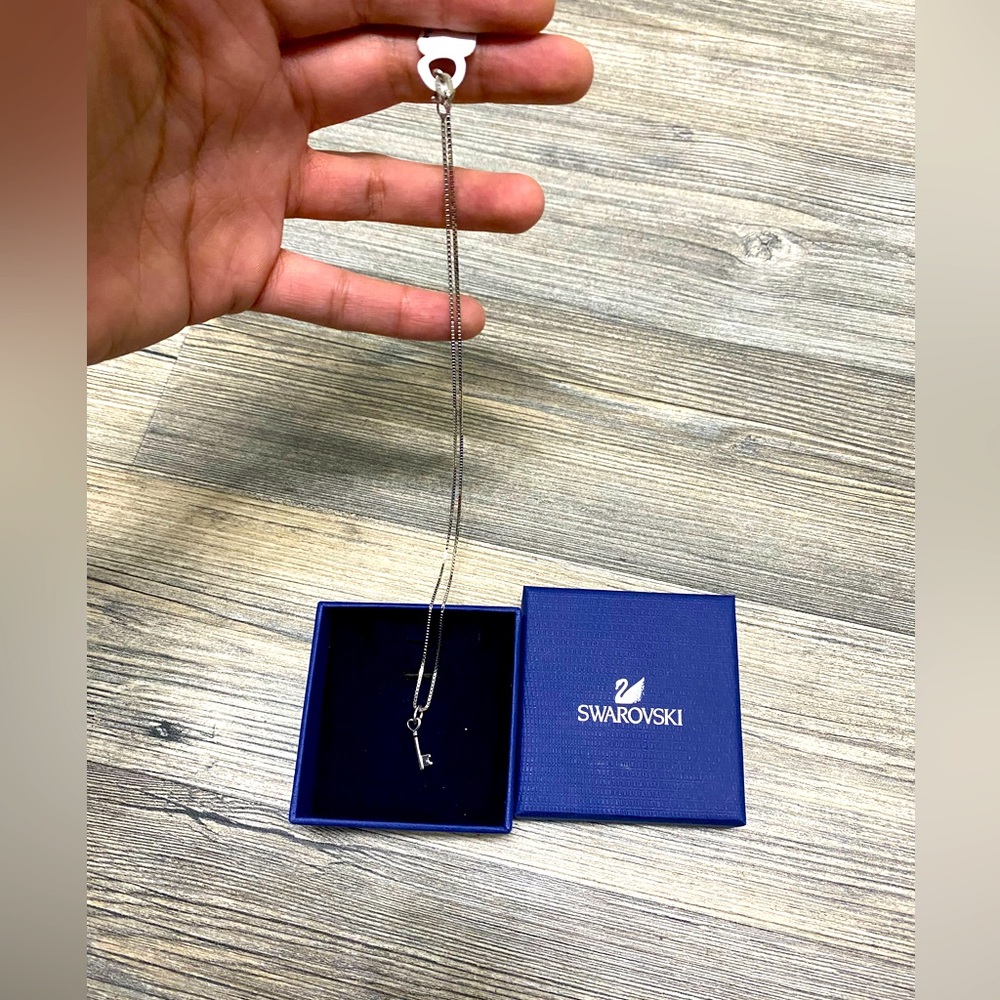 Swarovski small key necklace